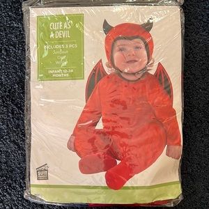 Halloween Baby Costume cute as devil size 12-24 months